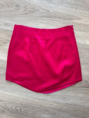 Zara Hot Pink Mini Skirt - Smooth A-Line
